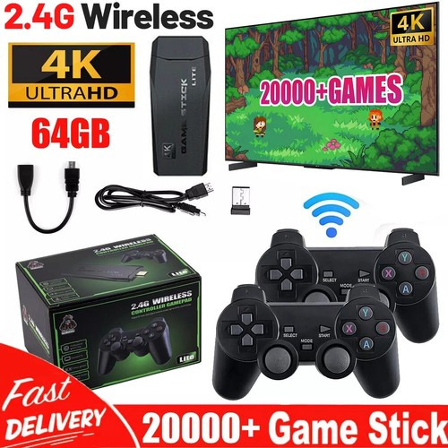 Retro game console plug - console, plug&play