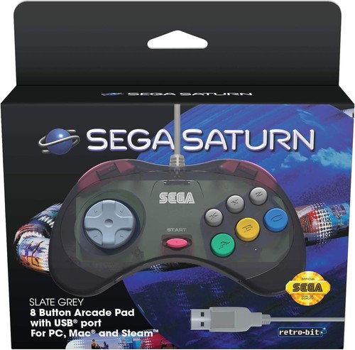 Retro bit sega saturn usb - retro-bit, pad