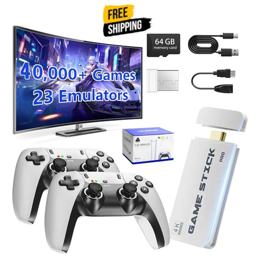 M15 game stick retro - 4k, –